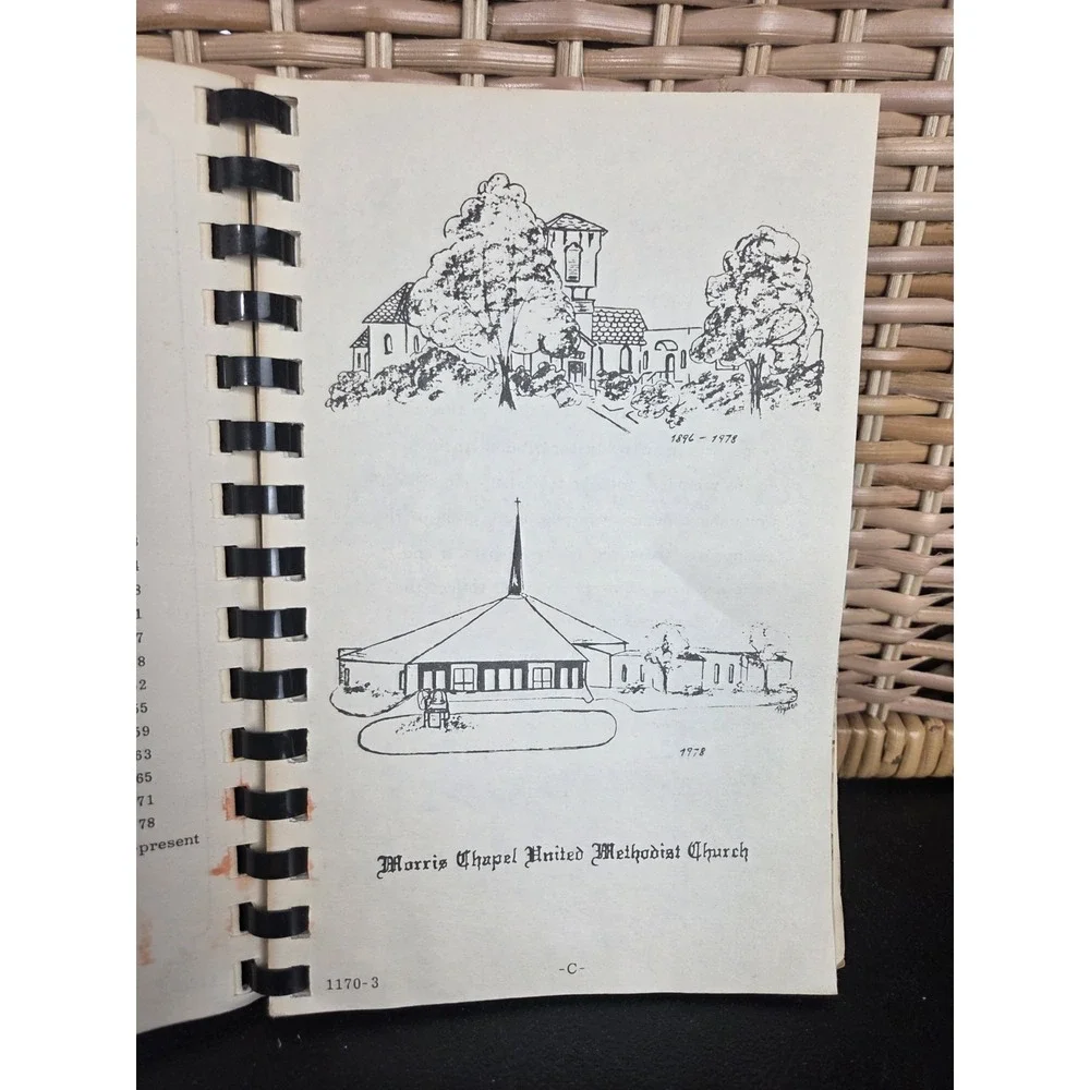 Morris Chapel United Methodist Church Cookbook Walkertown NC 1978 North Carolina